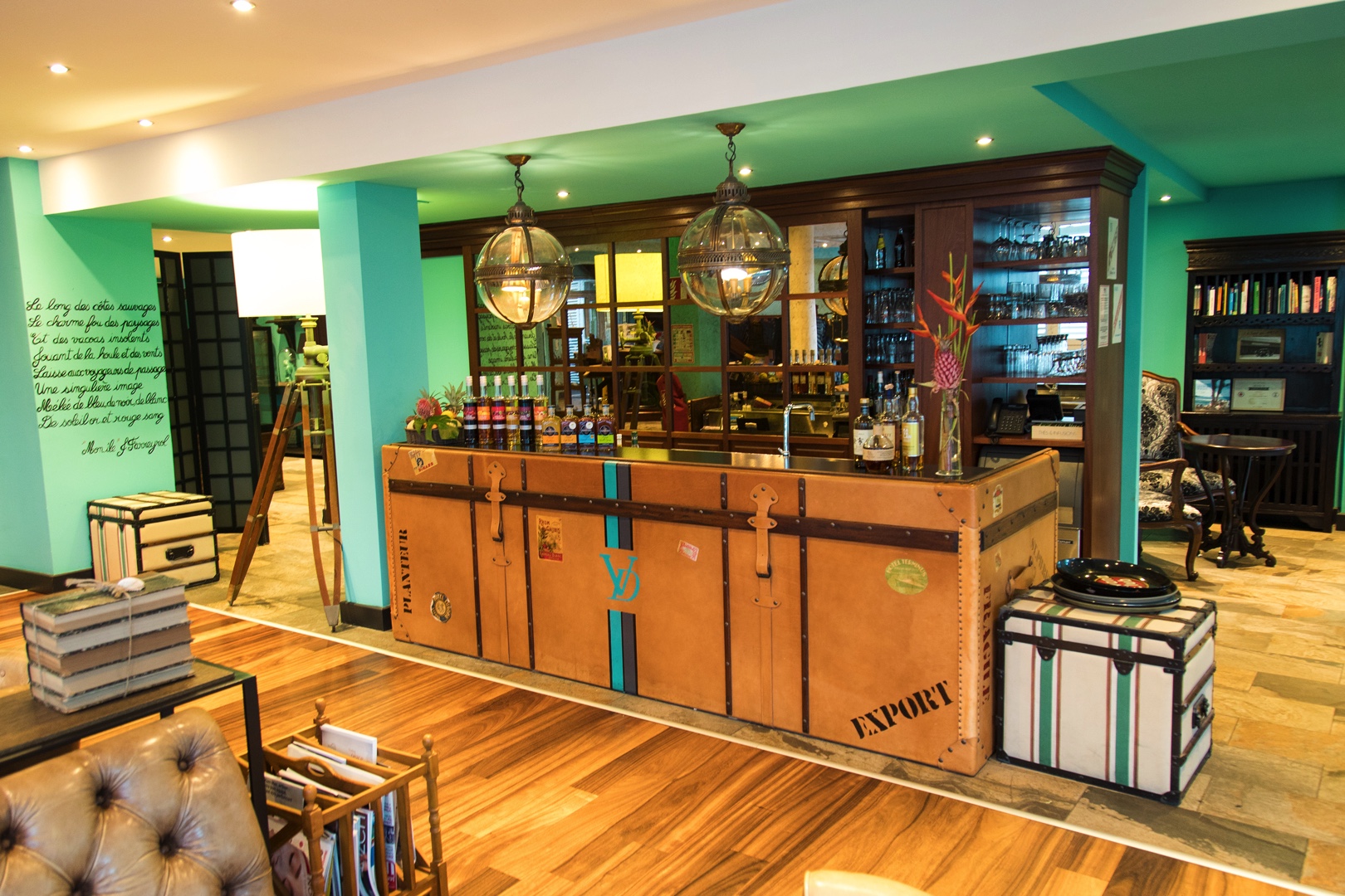 Bar " Le planteur" - Hôtel Villa Delisle