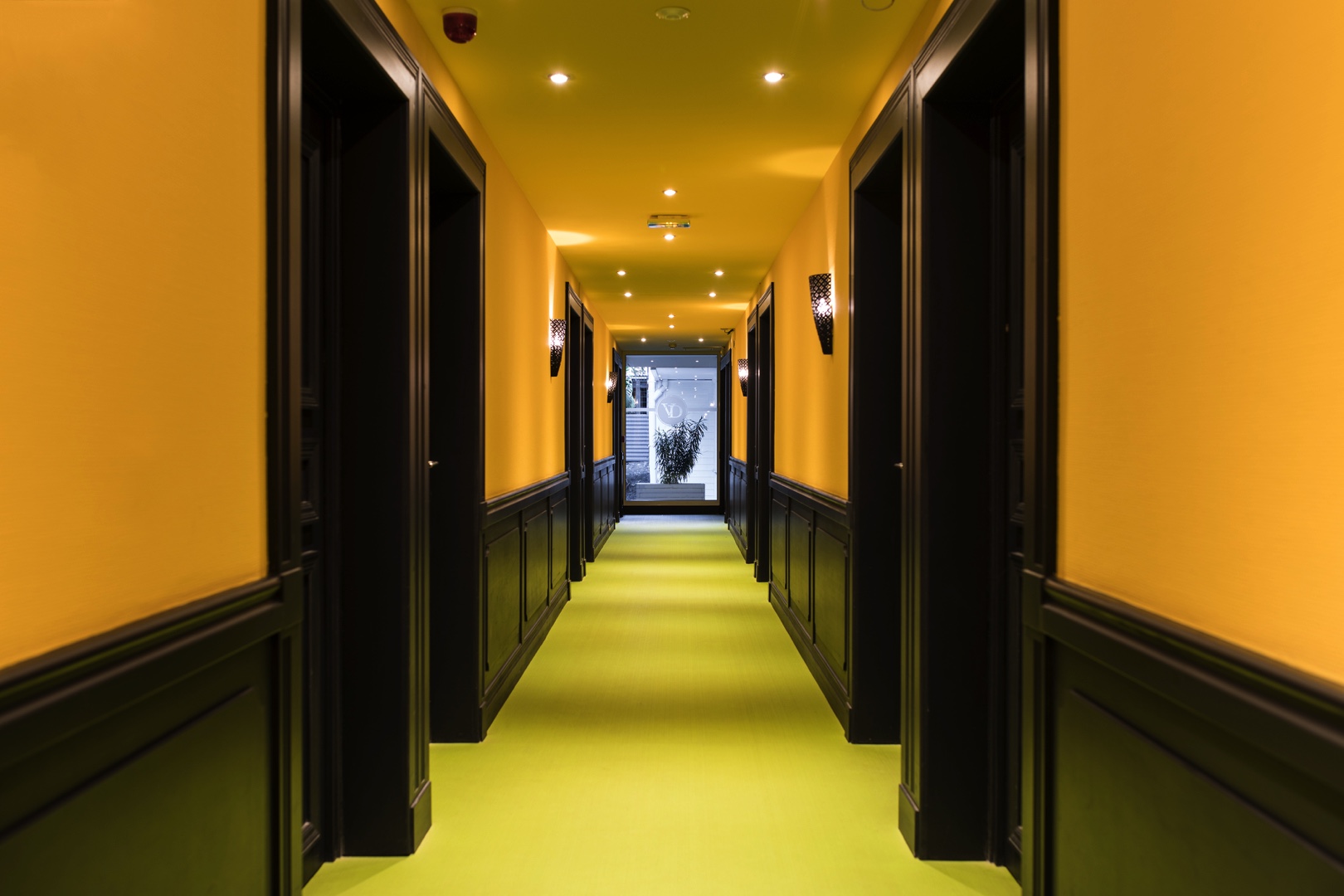 Les couloirs de l'Hôtel Villa Delisle à la Réunion - Espace Bananiers
