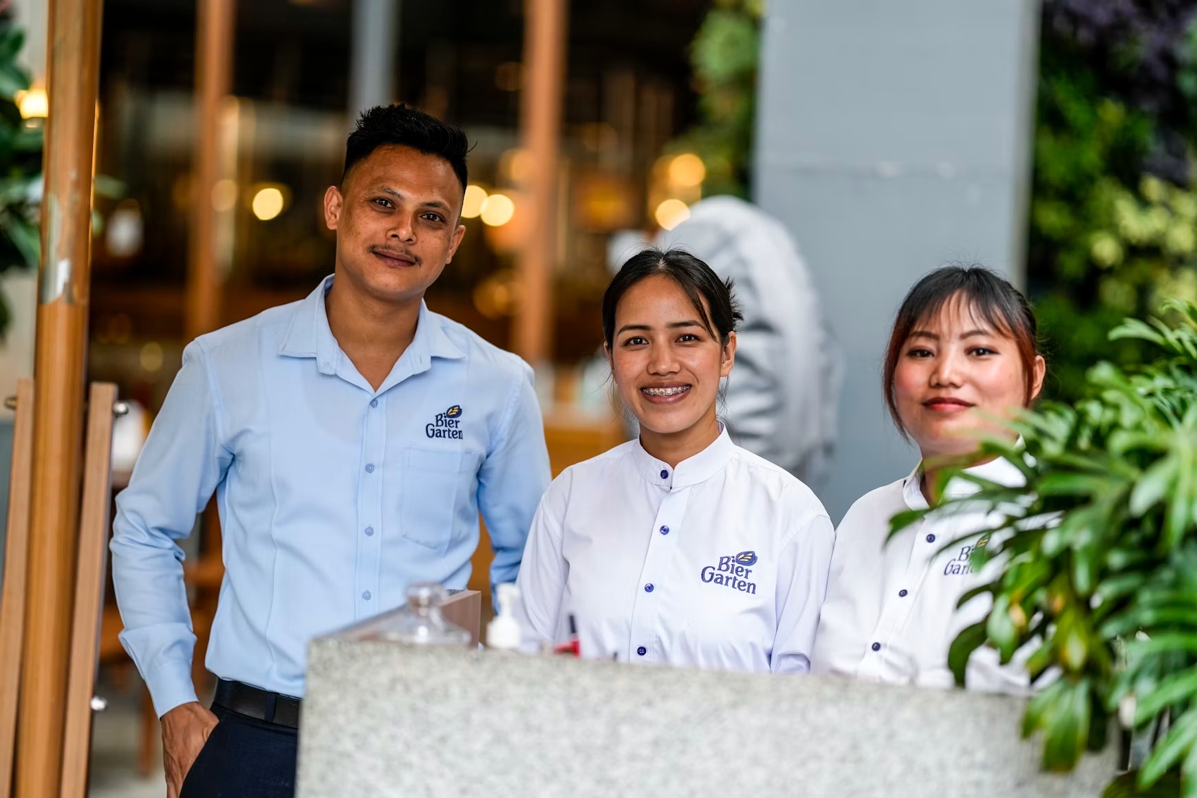 L'équipe de la Villa Delisle en salle